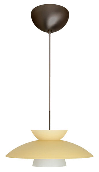 Besa 1JC-451397-BR One Light Pendant, Bronze