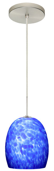 Besa 1JT-169786-SN One Light Pendant, Satin Nickel