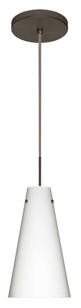 Besa 1JT-412407-BR One Light Pendant, Bronze