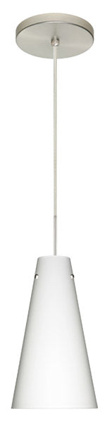 Besa 1JT-412407-SN One Light Pendant, Satin Nickel