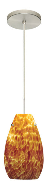 Besa 1JT-412618-SN One Light Pendant, Satin Nickel