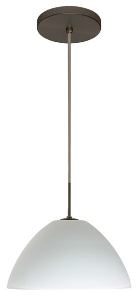 Besa 1JT-420107-BR One Light Pendant, Bronze