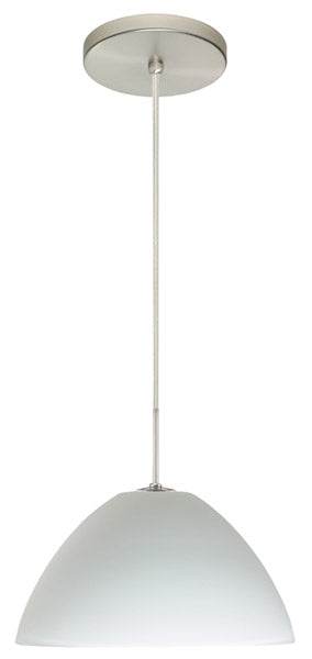 Besa 1JT-420107-SN One Light Pendant, Satin Nickel