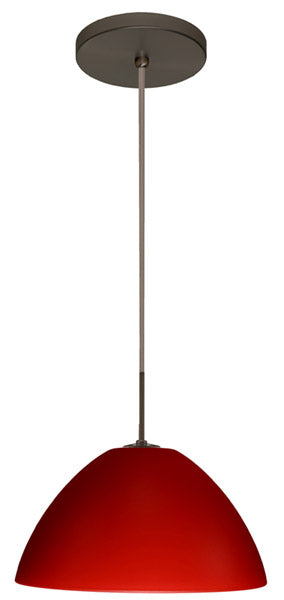 Besa 1JT-420131-BR One Light Pendant, Bronze