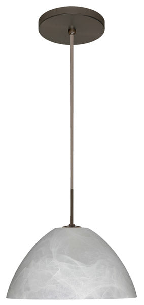 Besa 1JT-420152-BR One Light Pendant, Bronze