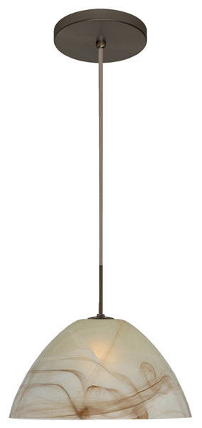 Besa 1JT-420183-BR One Light Pendant, Bronze