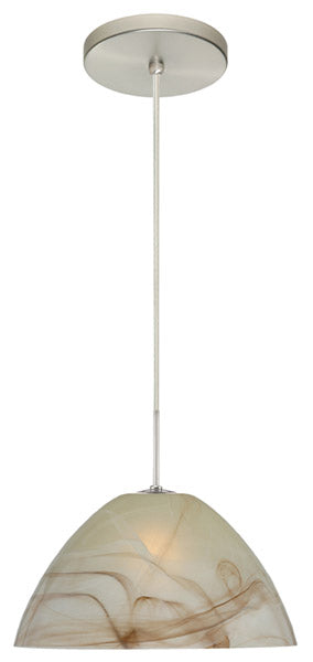 Besa 1JT-420183-SN One Light Pendant, Satin Nickel