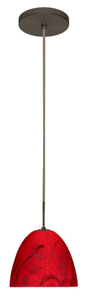 Besa 1JT-4470MA-BR One Light Pendant, Bronze