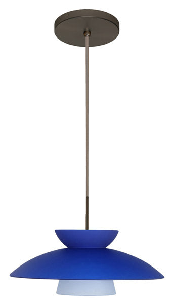 Besa 1JT-451323-BR One Light Pendant, Bronze
