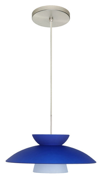 Besa 1JT-451323-SN One Light Pendant, Satin Nickel
