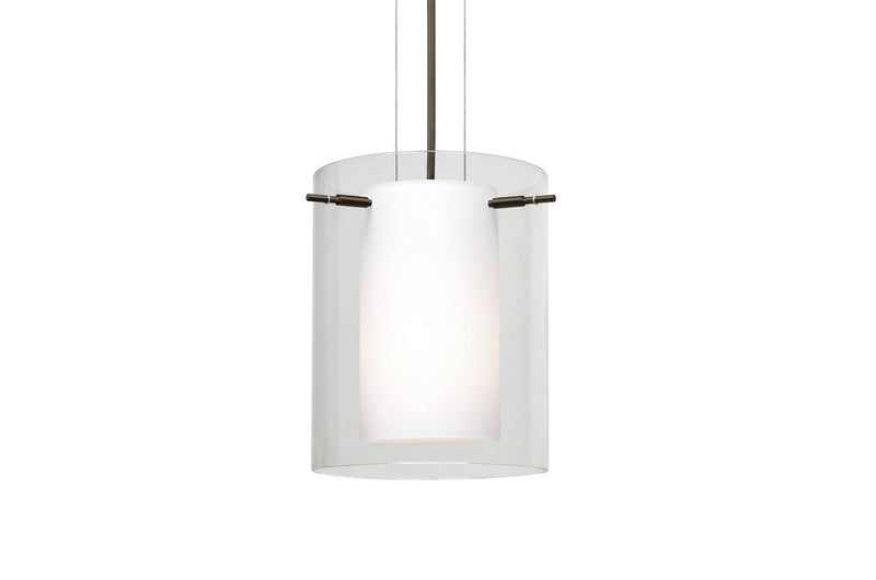 Besa 1KG-C00607-BR One Light Pendant, Bronze