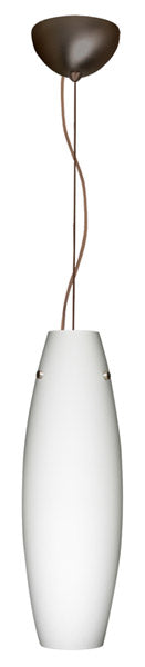 Besa 1KX-412707-BR One Light Pendant, Bronze