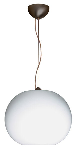 Besa 1KX-477507-BR One Light Pendant, Bronze