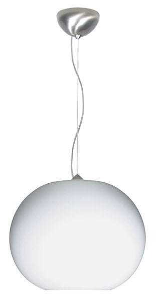 Besa 1KX-477507-SN One Light Pendant, Satin Nickel