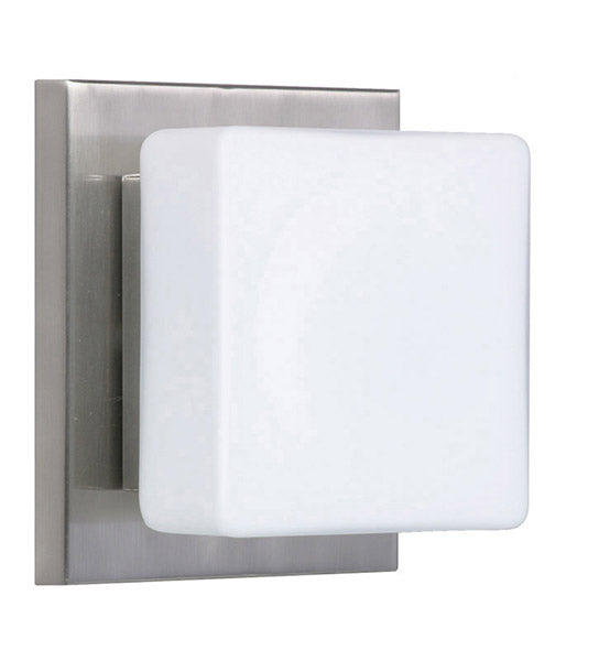 Besa 1WS-773507-SN One Light Wall Sconce, Satin Nickel