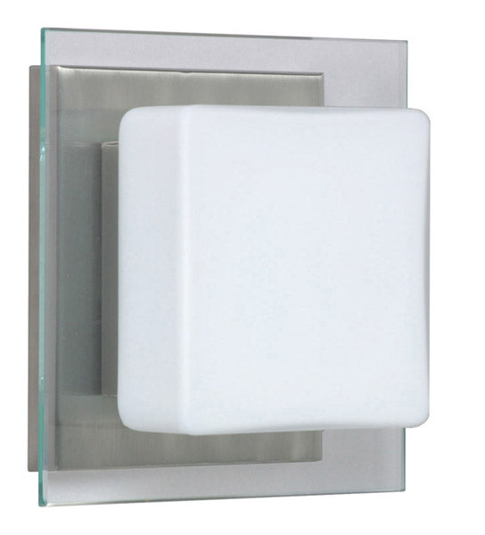 Besa 1WS-773539-SN One Light Wall Sconce, Satin Nickel