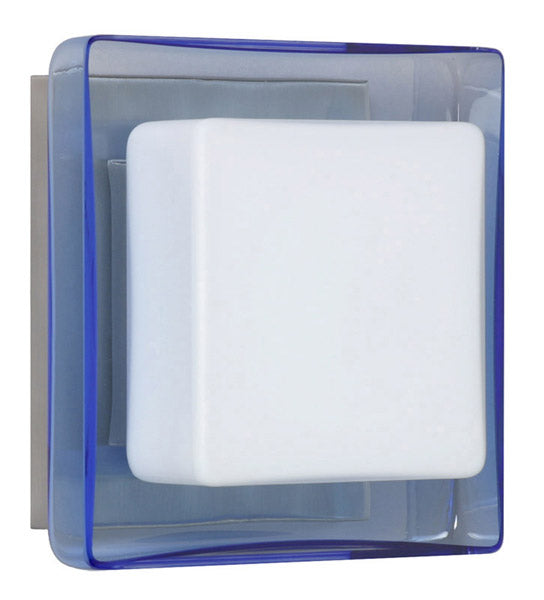 Besa 1WS-773592-SN One Light Wall Sconce, Satin Nickel