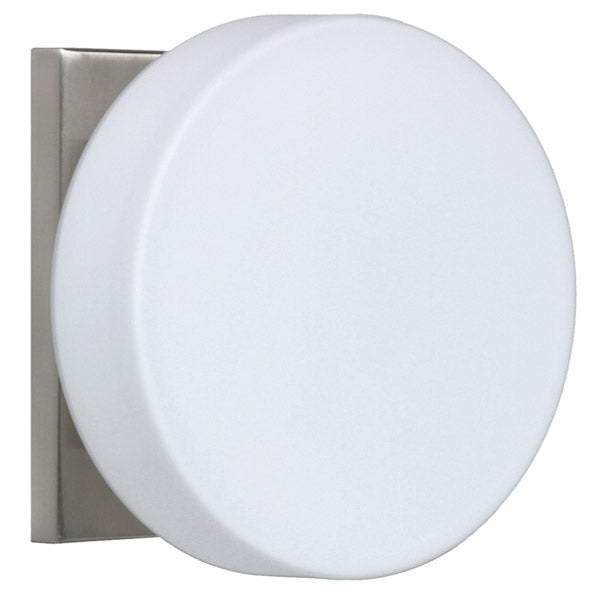 Besa 1WS-773807-SN One Light Wall Sconce, Satin Nickel