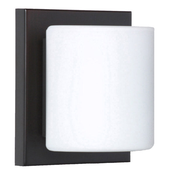 Besa 1WS-787307-BR One Light Wall Sconce, Bronze