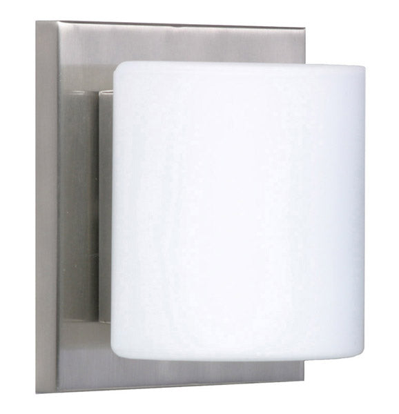 Besa 1WS-787307-SN One Light Wall Sconce, Satin Nickel