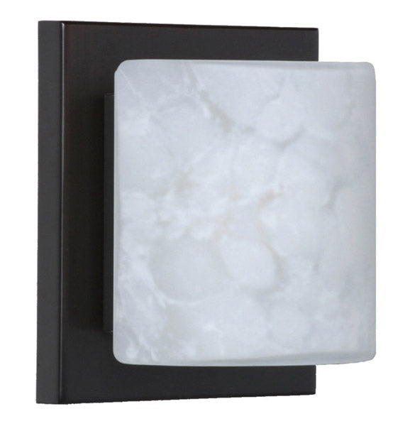 Besa 1WS-787319-BR One Light Wall Sconce, Bronze