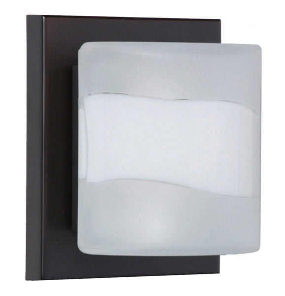 Besa 1WS-787399-BR One Light Wall Sconce, Bronze