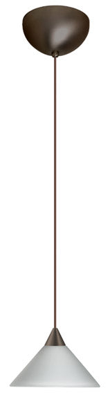 Besa 1XC-117607-BR One Light Pendant, Bronze