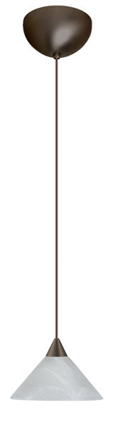 Besa 1XC-117652-BR One Light Pendant, Bronze