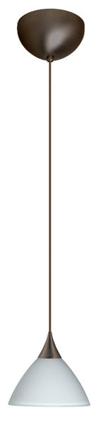Besa 1XC-174307-BR One Light Pendant, Bronze