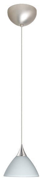 Besa 1XC-174307-SN One Light Pendant, Satin Nickel