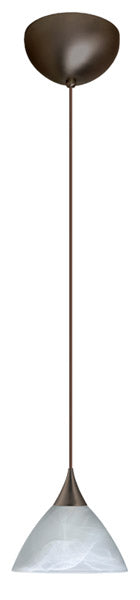 Besa 1XC-174352-BR One Light Pendant, Bronze