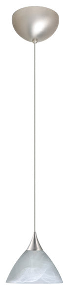 Besa 1XC-174352-SN One Light Pendant, Satin Nickel