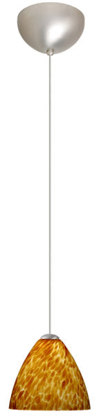 Besa 1XC-177918-SN One Light Pendant, Satin Nickel