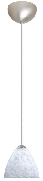 Besa 1XC-177919-SN One Light Pendant, Satin Nickel
