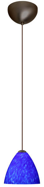 Besa 1XC-177986-BR One Light Pendant, Bronze