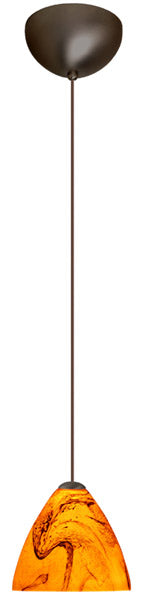 Besa 1XC-1779HB-BR One Light Pendant, Bronze