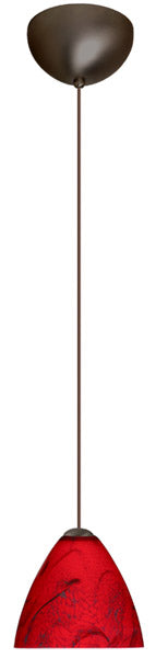 Besa 1XC-1779MA-BR One Light Pendant, Bronze