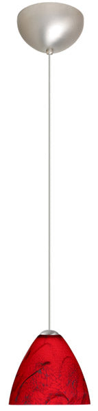 Besa 1XC-1779MA-SN One Light Pendant, Satin Nickel