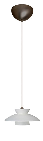 Besa 1XC-271825-BR One Light Pendant, Bronze