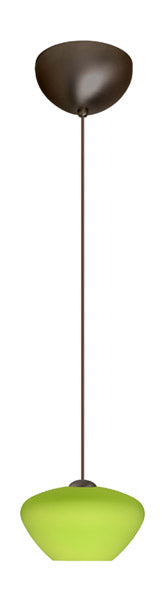 Besa 1XC-541035-BR One Light Pendant, Bronze