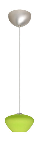 Besa 1XC-541035-SN One Light Pendant, Satin Nickel