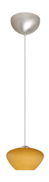 Besa 1XC-541080-SN One Light Pendant, Satin Nickel