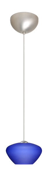 Besa 1XC-541087-SN One Light Pendant, Satin Nickel