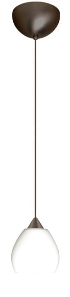 Besa 1XC-560507-BR One Light Pendant, Bronze