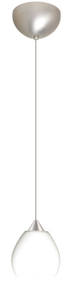 Besa 1XC-560507-SN One Light Pendant, Satin Nickel