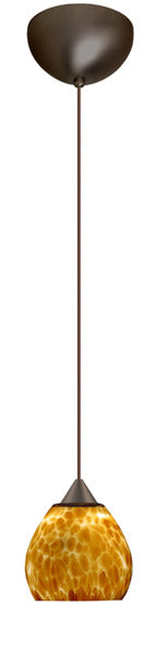 Besa 1XC-560518-BR One Light Pendant, Bronze