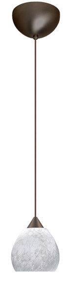 Besa 1XC-560519-BR One Light Pendant, Bronze