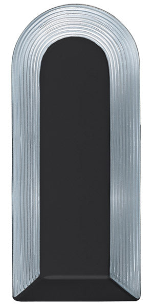 Besa 243357 Wall Sconce, Black/Clear