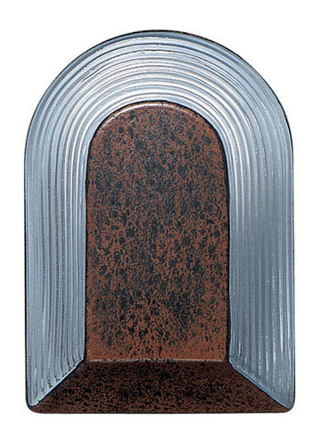 Besa 306298 Wall Sconce, Rust/Clear