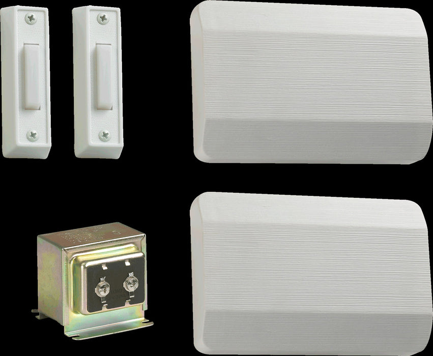 Quorum 102-2-6 Door Chime, White